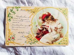 Genre-representative greeting card, from 1900. 319.