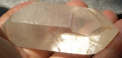 Rock crystal quartz slab