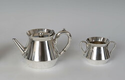 Ezüst art deco két darabos készlet