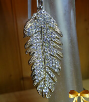 -10 % Hand-made miracle with beautiful angel feather chain decorated with lots of crystal stones