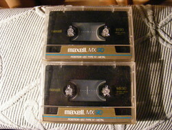 2 db Maxell MX90 Metal audio magókazetta