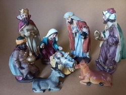 Betlehemi  kézzel festett figurák