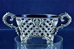 Beautiful, antique silver sugar bowl, Paris, ca. 1850!!!
