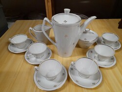 Lengyel Chodziez Mokkás Porcelán Készlet.