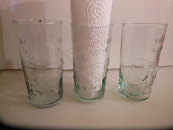 Glass - 3 pieces! - French - cow - milk - 3 dl - Jena - exclusive - flawless