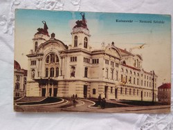 Antique Hungarian postcard / photo page Cluj-Napoca National Theater 1916 edition by Sándor Weiszfeiler