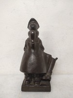 Antik cipész szobor art deco suszter spiáter cipő csizma árus fiú 946 6076