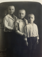 Old children's photo vintage photo of little boys