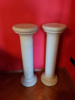 Pair of marble pedestals (posztamens)