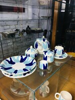 Dekoratív vintage kerámia reggelizőkészlet a 60-as évekből - 50489