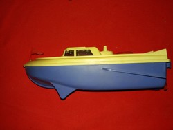 Régi modell CCCP orosz elemes játék műanyag hajó nem tesztelt a képek szerint