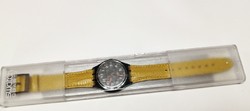 Retro swatch patent swiss made 2355 eta quartz movement children's watch, in original packaging.