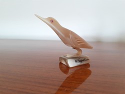 Retro szarumadár Miskolctapolcai emléktárgy madár