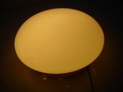 Wall lamp, round, white, 2-burner