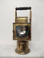Antik vasutas bakter karbid lámpa sárgaréz 516 5956