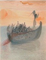 Dali's world-famous work - Dante illustration