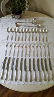 Wmf, 12-person silver-plated old cutlery set