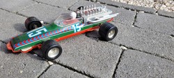 Disc game formula 1 flywheel racing car.