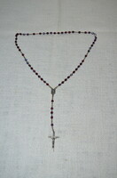 Iridescent glass rosary