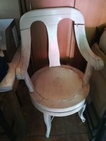 Old hairdressing chair, barber's chair
