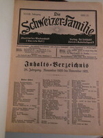 Book - 2 pieces! - 1919 - 1921 - Year - schweizer - family - 823 pages - 31 x 23 - flawless