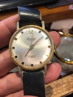 Lucerne vintage men's watch, Swiss, 17 stones, extra flat.