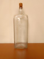 Blankenheim&nolet square Dutch gin oude genever liqueur drinking glass, key logo 1 liter, perfect