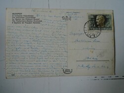 D191124  Régi képeslap - BUDAPEST - Halász bástya- nb. Horthy Miklós bélyeg 1940  Békés