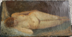Female nude painting Lázár gy