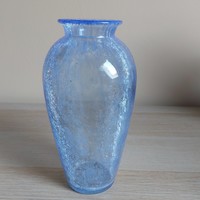 Mid century Karcagi fátyolüveg váza