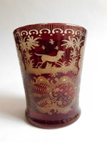 Bieder cup with hunting dog and deer