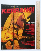 Kerrang magazin #19 1982 ZZ Top Queen Marillion Budgie Billy Squier Hendrix Schenker B Öyster C Kiss