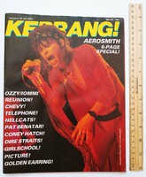 Kerrang magazin #33 1983 Aerosmith Pet Benatar Girlschool Ozzy Chevy Golden Earring Dire Straits