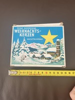Old Christmas tree candles in original box