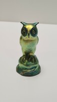 Zsolnay labrador glazed eosin owl old piece