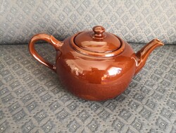 Antik Herendi fajansz teás kanna, nagy méretű