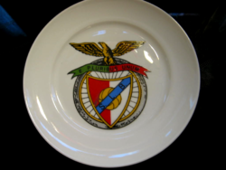 Ritka gyűjtői Benfica portugál foci, football csapat tányér