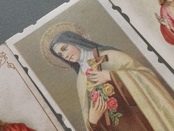 Old mini holy image, religious image, memory card, prayer card, 5 pcs