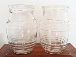 Old vintage 2 ocean 1 l glass mason jars