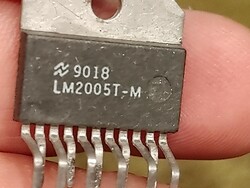 Lm2005t-m power amplifier chip - retro antique for connoisseurs