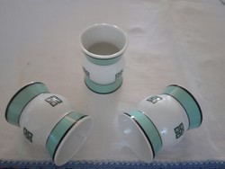 3 porcelain napkin rings. 6X4.5 Cm xx