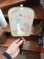 Old Japanese - Chinese hand-painted fans, excellent for collectors.