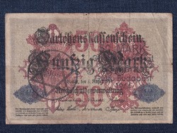Németország Második Birodalom papír 50 Márka bankjegy 1914 Dávid csillaggal (id64616)