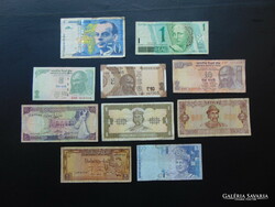 10 Pieces of foreign banknote lot! 14
