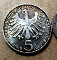 Germany(nsk) 5 marks - 1975 g_albert schweitzer/silver