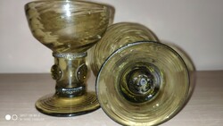 Antik, ritka Römer pohár pár