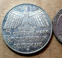Németország(NSZK) 5 Márka - 1975 F_EMPY/Ezüst