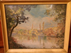 A képet Harsányi György készítette: Kép mérete:73x57cm Az aláírása a kép baloldalán található lent