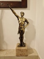 Old bronze statue (szobor)