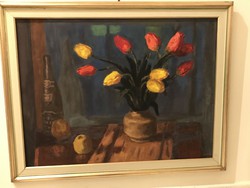 Schey Ferenc - Tulipános..